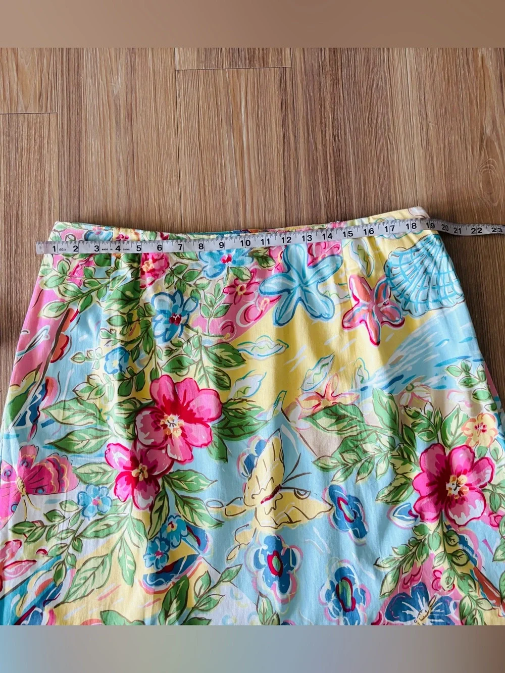 VTG Talbots Outfit Sweater Skirt Set Floral Colorful Women 20W Boho Retro 90s